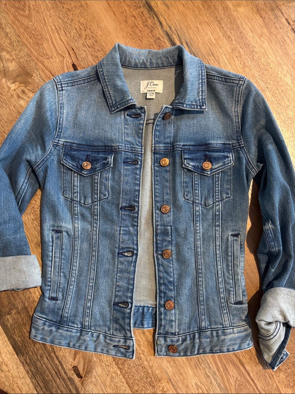 J. Crew Medium Blue Denim Jean Jacket
